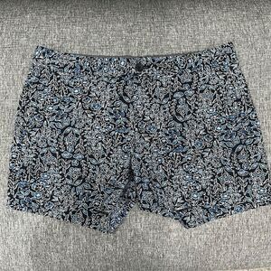 Banana Republic Cotton Hampton Fit Floral Print Shorts Sz 4
